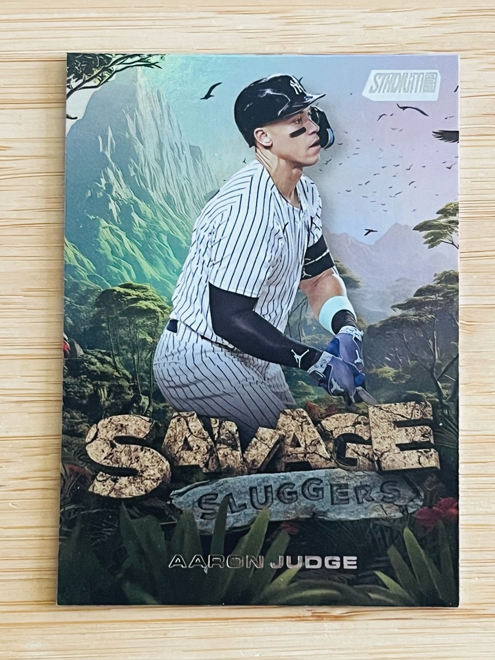 AARON JUDGE 2025 Topps Stadium Club Savage Sluggers Rainbow Foil